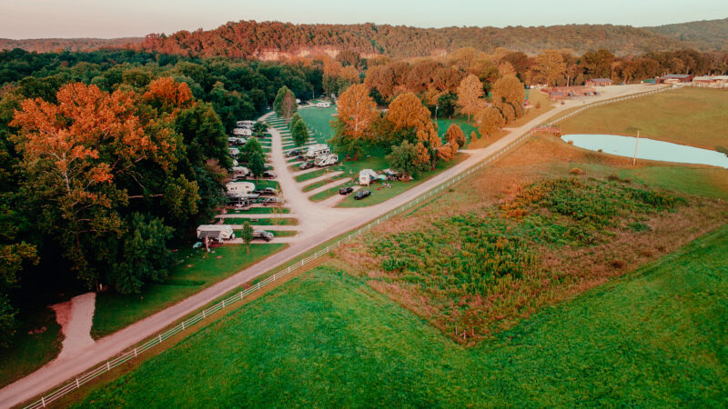 drone shot
