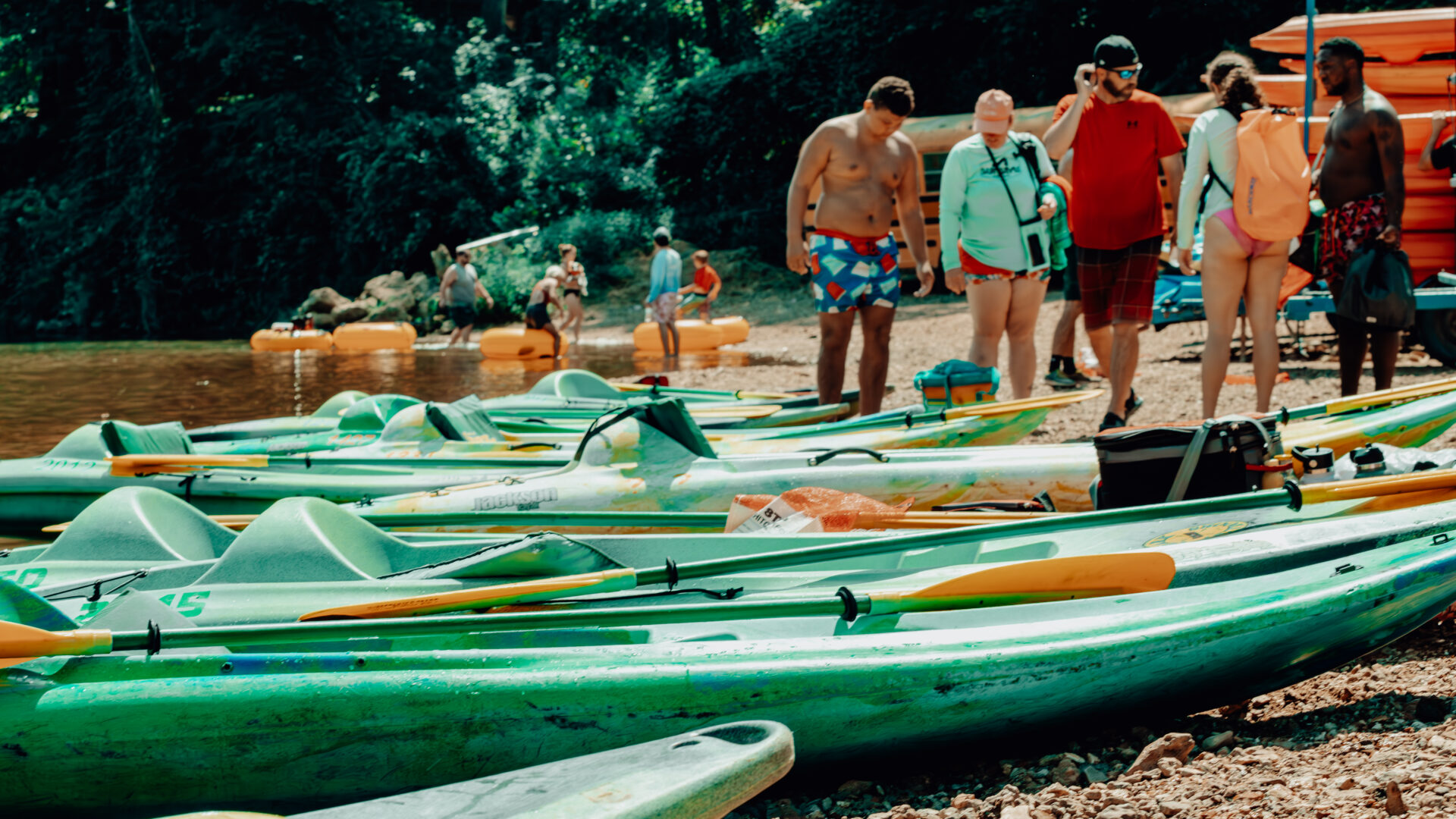 kayak-floating